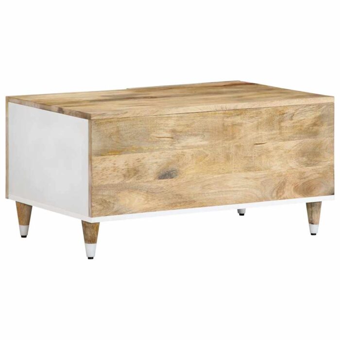 Table basse 80x50x40 cm bois de manguier massif – Image 4