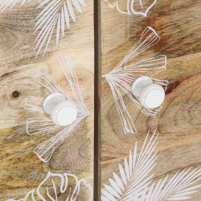 Table basse 80x50x40 cm bois de manguier massif – Image 6