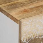 Table de chevet 50x33x60 cm bois de manguier massif – Image 6