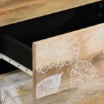 Table de chevet 50x33x60 cm bois de manguier massif – Image 7