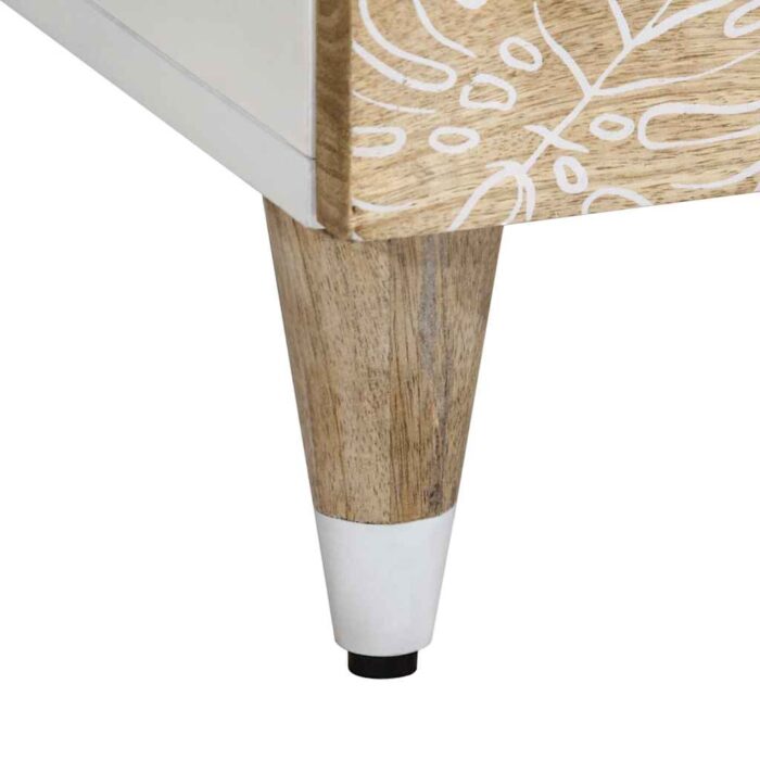 Table de chevet 50x33x60 cm bois de manguier massif – Image 8