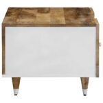 Table basse 100x54x40 cm bois de manguier massif – Image 3