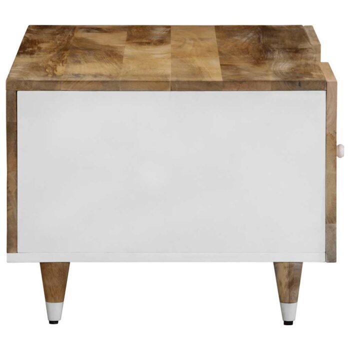 Table basse 100x54x40 cm bois de manguier massif – Image 3