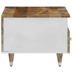 Table basse 80x54x40 cm bois de manguier massif – Image 3