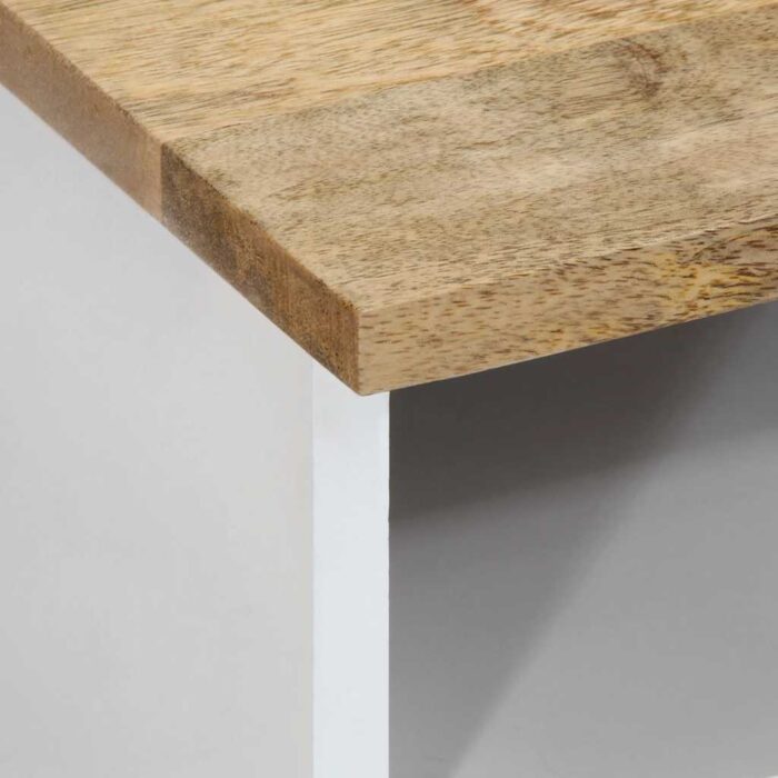 Table basse 80x54x40 cm bois de manguier massif – Image 5