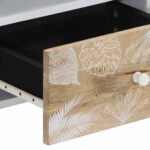 Table basse 80x54x40 cm bois de manguier massif – Image 6