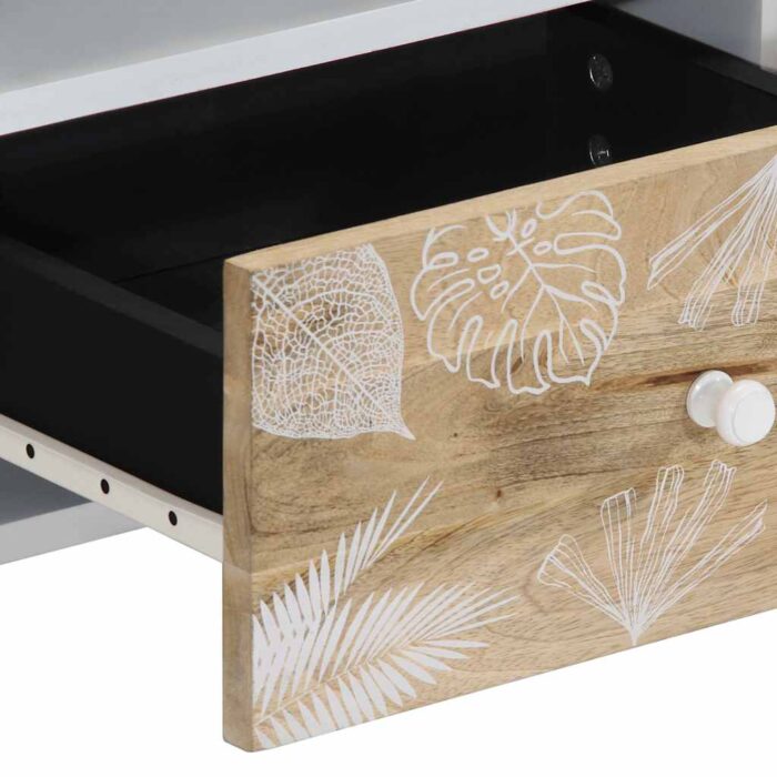 Table basse 80x54x40 cm bois de manguier massif – Image 6