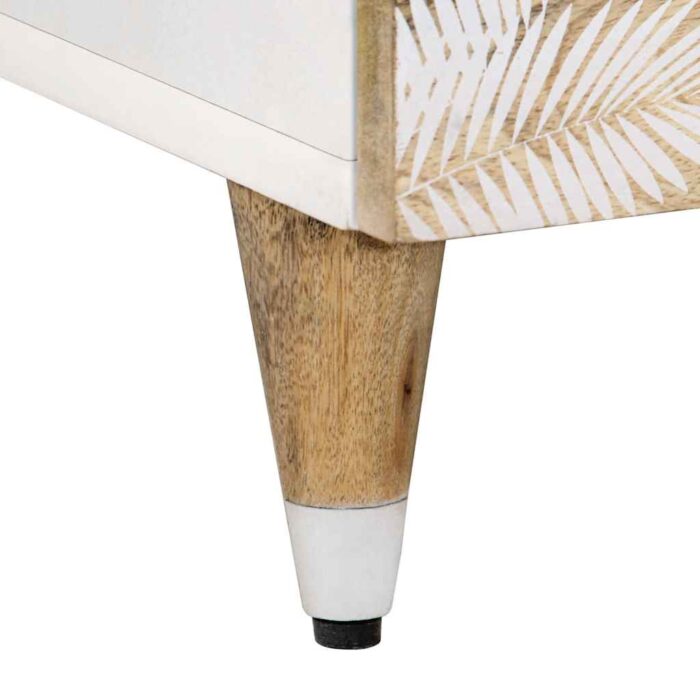 Table basse 80x54x40 cm bois de manguier massif – Image 7