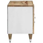 Meuble TV 105x33,5x46 cm bois massif de manguier – Image 3