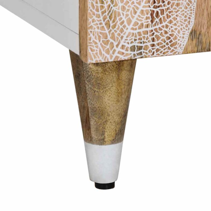 Meuble TV 105x33,5x46 cm bois massif de manguier – Image 7