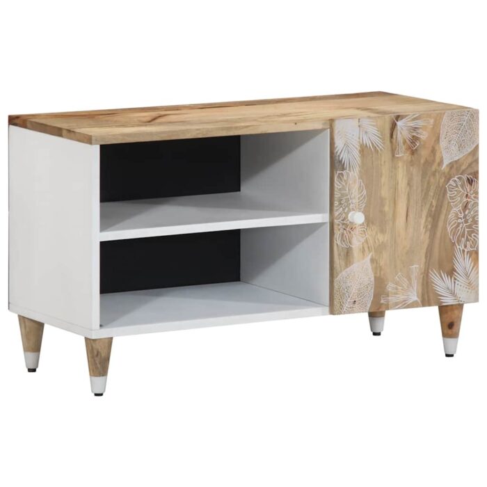 VXL8721158496782_a_en_hd_1.jpg Meuble TV 80x31,5x46 cm bois massif de manguier – Image 1