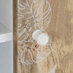 Meuble TV 80x31,5x46 cm bois massif de manguier – Image 7