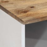Meuble TV 80x33,5x46 cm bois massif de manguier – Image 6