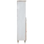 Armoire de salle de bain 38x33,5x160 cm bois massif de manguier – Image 3