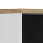 Armoire de salle de bain 38x33,5x160 cm bois massif de manguier – Image 6