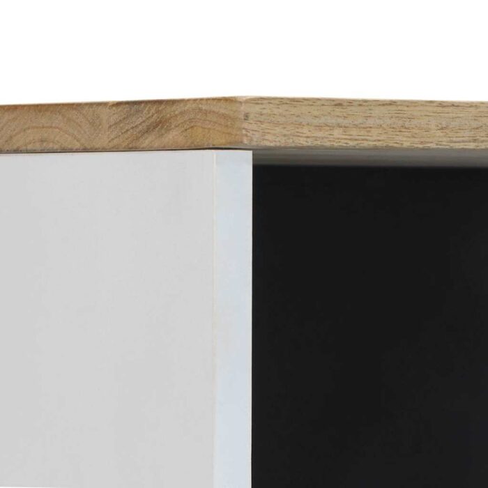 Armoire de salle de bain 38x33,5x160 cm bois massif de manguier – Image 6