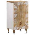 Buffet 40x33,5x75 cm bois de manguier massif