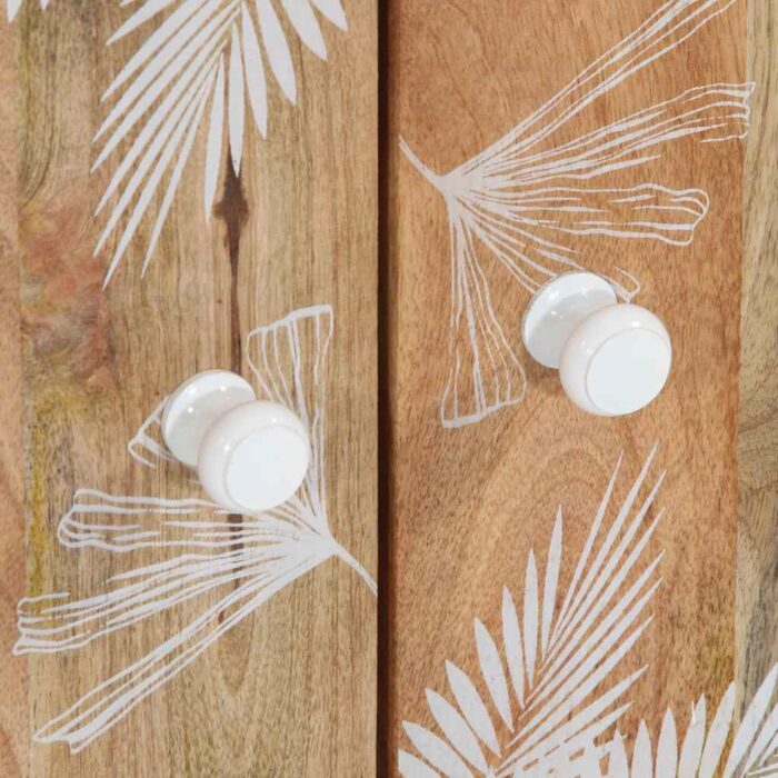 Buffet 60x33,5x75 cm bois de manguier massif – Image 6