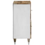 Buffet 80x33,5x75 cm bois massif de manguier – Image 3