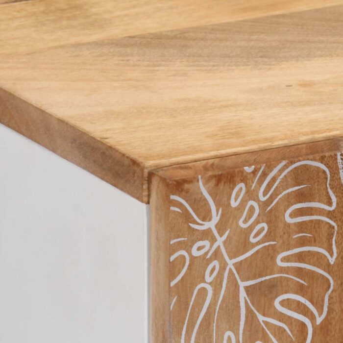 Buffet 60x33,5x100 cm bois de manguier massif – Image 5