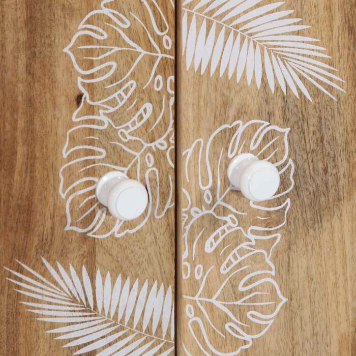 Buffet 60x33,5x100 cm bois de manguier massif – Image 6