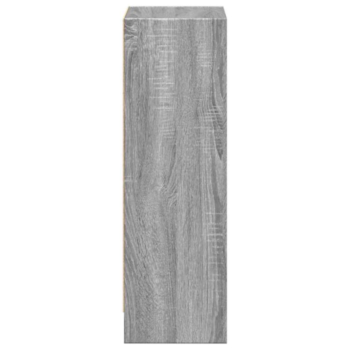 Bibliothèque sonoma gris 40x24x76 cm bois d'ingénierie – Image 3