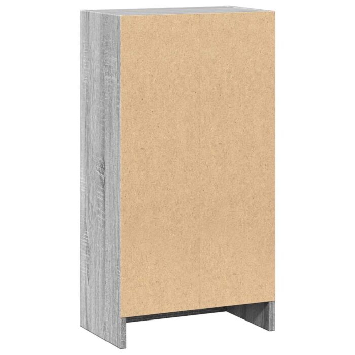 Bibliothèque sonoma gris 40x24x76 cm bois d'ingénierie – Image 4