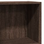 Bibliothèque chêne marron 40x24x76 cm bois d'ingénierie – Image 5