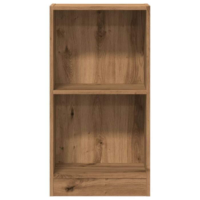 Bibliothèque chêne artisanal 40x24x76 cm bois d'ingénierie – Image 2