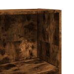 Bibliothèque chêne fumé 40x24x109 cm bois d'ingénierie – Image 5