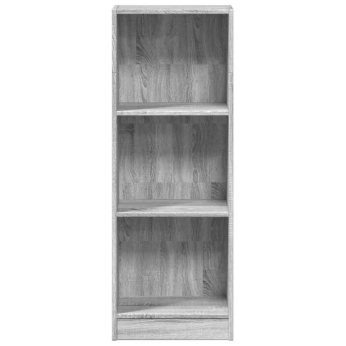 Bibliothèque sonoma gris 40x24x109 cm bois d'ingénierie – Image 2