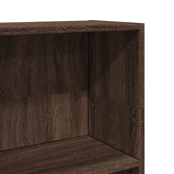 Bibliothèque chêne marron 40x24x109 cm bois d'ingénierie – Image 5