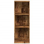 Bibliothèque vieux bois 40x24x109 cm bois d'ingénierie – Image 2