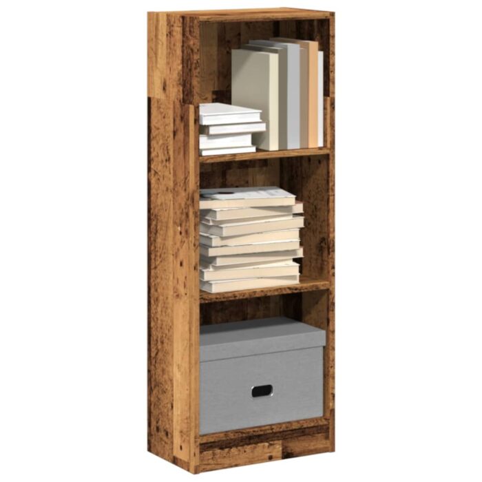 VXL8721158506917_m_en_hd_1.jpg Bibliothèque vieux bois 40x24x109 cm bois d'ingénierie – Image 1