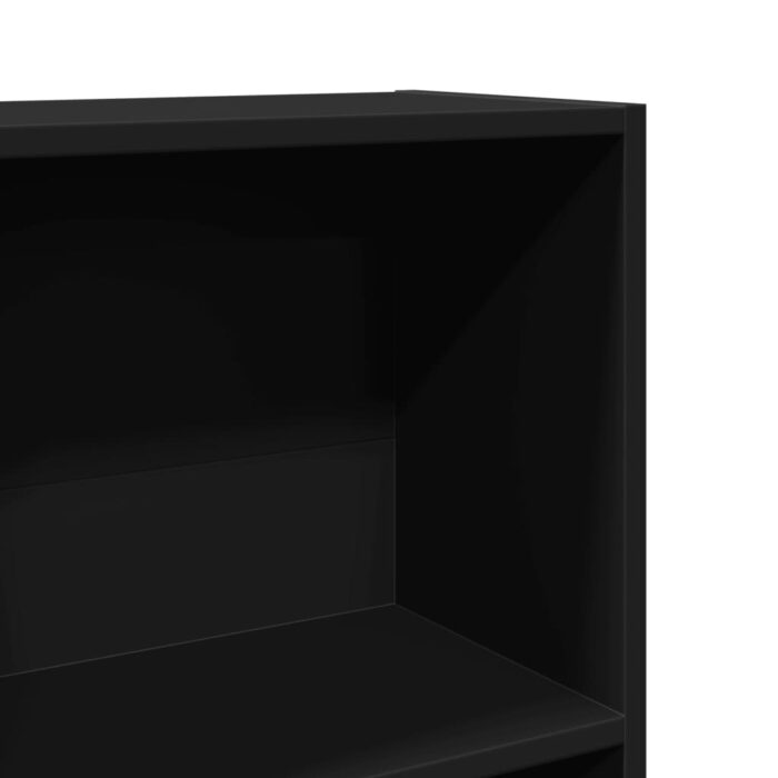 VXL8721158506948_g_en_hd_5.jpg Bibliothèque noir 40x24x143 cm bois d'ingénierie – Image 5