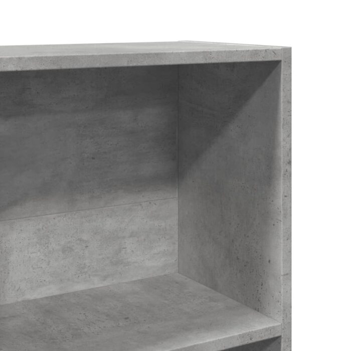 VXL8721158506962_g_en_hd_5.jpg Bibliothèque gris béton 40x24x143 cm bois d'ingénierie – Image 5