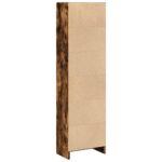 Bibliothèque chêne fumé 40x24x143 cm bois d'ingénierie – Image 4
