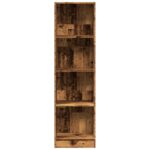 Bibliothèque vieux bois 40x24x143 cm bois d'ingénierie – Image 2