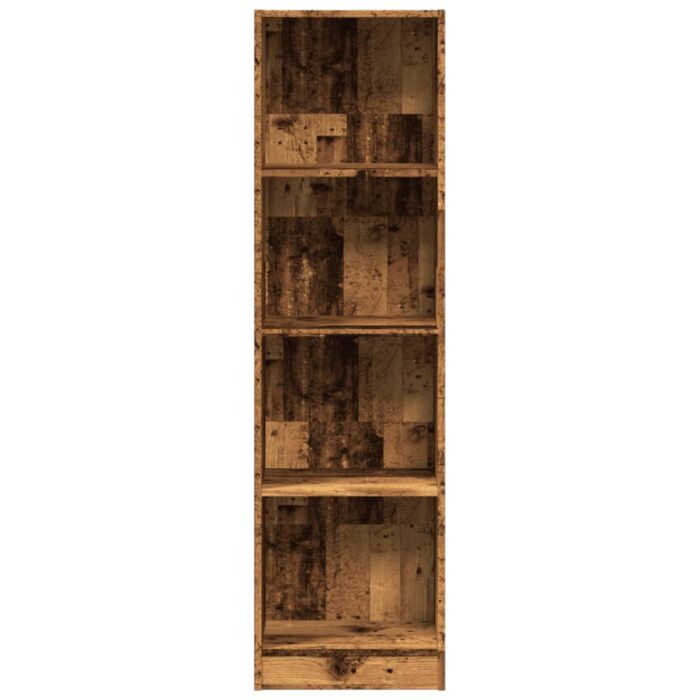 Bibliothèque vieux bois 40x24x143 cm bois d'ingénierie – Image 2