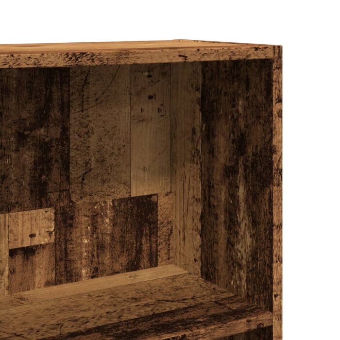 Bibliothèque vieux bois 40x24x143 cm bois d'ingénierie – Image 5
