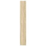 Bibliothèque chêne sonoma 40x24x176 cm bois d'ingénierie – Image 3