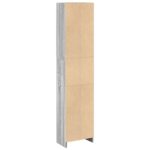 Bibliothèque sonoma gris 40x24x176 cm bois d'ingénierie – Image 4