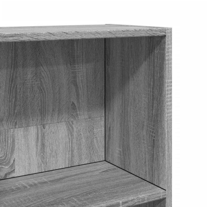 Bibliothèque sonoma gris 40x24x176 cm bois d'ingénierie – Image 5