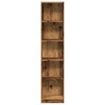 Bibliothèque vieux bois 40x24x176 cm bois d'ingénierie – Image 2