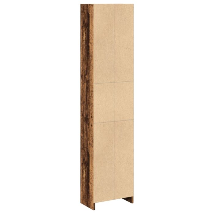 Bibliothèque vieux bois 40x24x176 cm bois d'ingénierie – Image 4