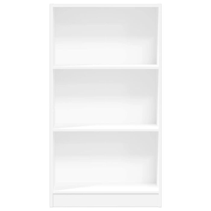 Bibliothèque blanc 60x24x109 cm bois d'ingénierie – Image 2