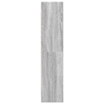 Bibliothèque sonoma gris 60x24x109 cm bois d'ingénierie – Image 3