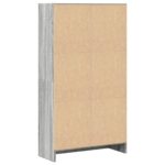 Bibliothèque sonoma gris 60x24x109 cm bois d'ingénierie – Image 4