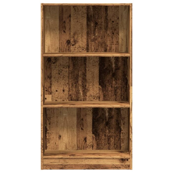 Bibliothèque vieux bois 60x24x109 cm bois d'ingénierie – Image 2