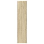 Bibliothèque chêne sonoma 80x24x109 cm bois d'ingénierie – Image 3